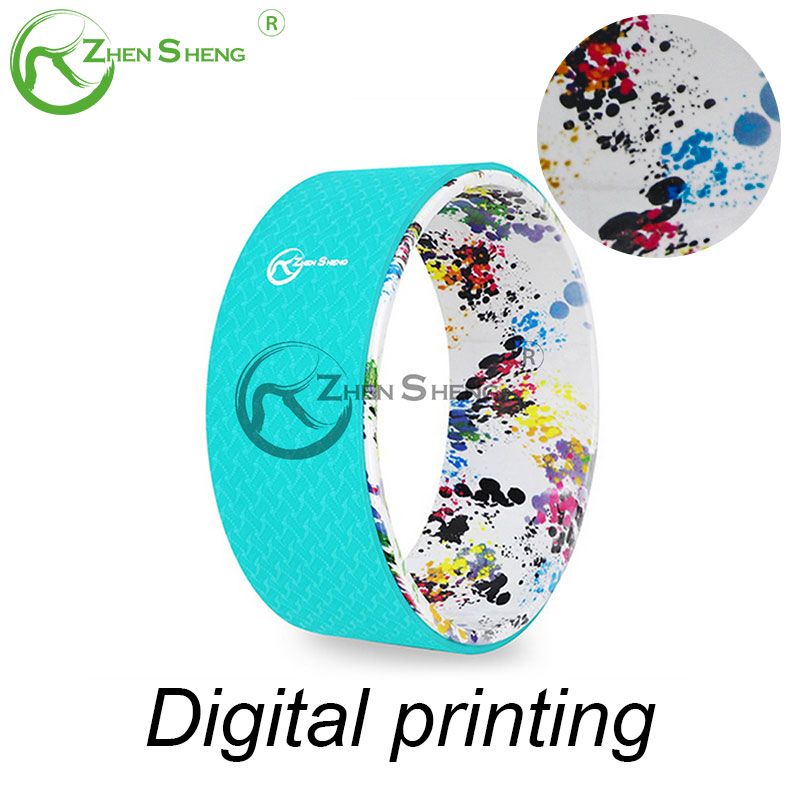 Comfortable TPE Digital Printing Yoga Wheel Wholesale