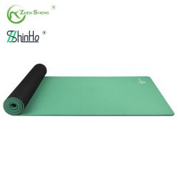The first choice is the Original Eco Yoga Mat which is made from natural rubber (which does contain latex) and jute. Jute is a wonderful eco fabric. It contains no chemical additives and is 100% biodegradable.