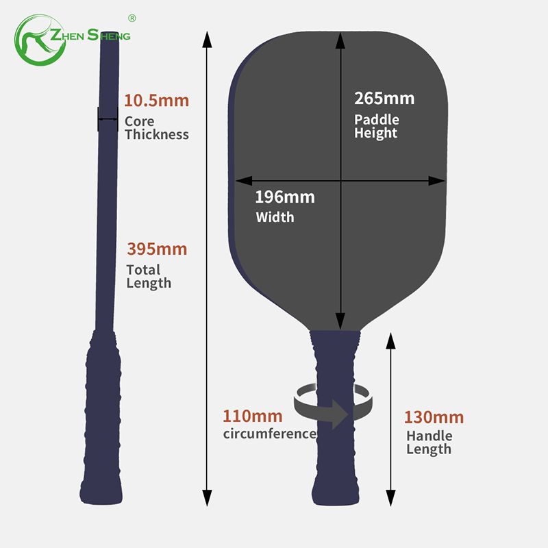 Glass Fiber Comfortable Pickleball Paddle