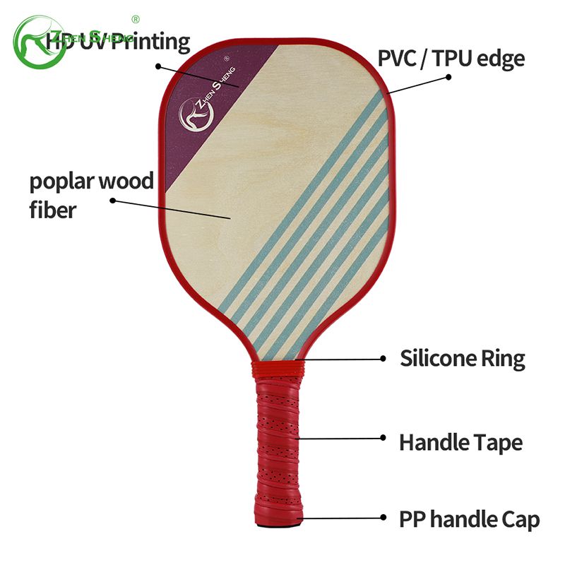 Wooden Economical Pickleball Paddle