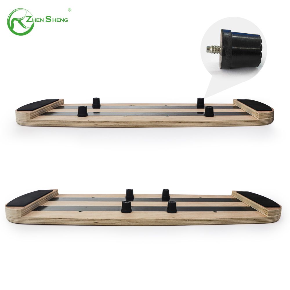 Wooden Multifunction Adjustable Wobble Roller Trainer Surf Balance Board